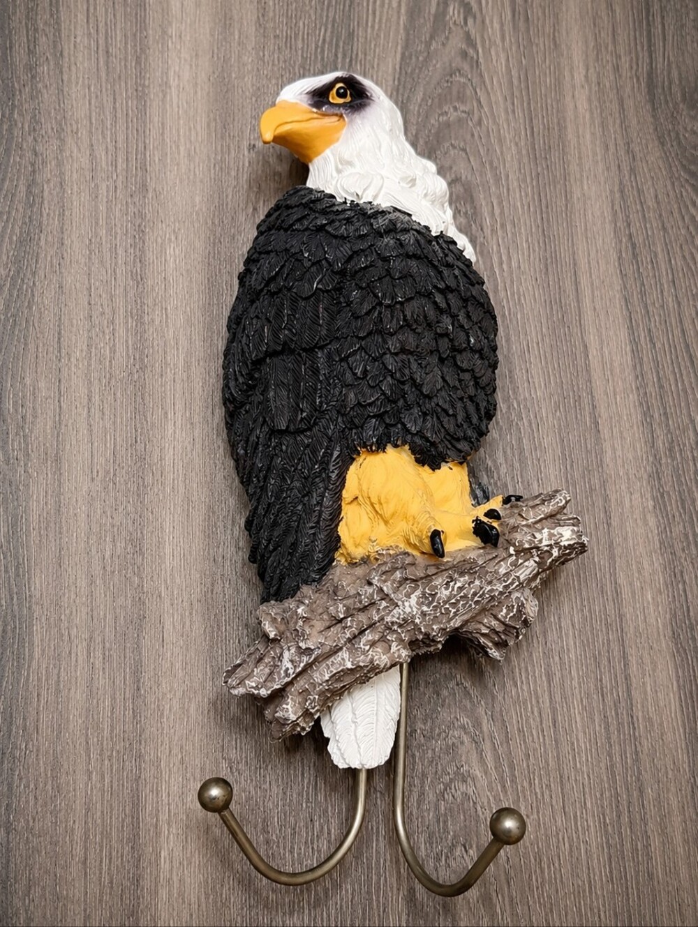 Decortive Vintage American Bald Eagle Wall Hook